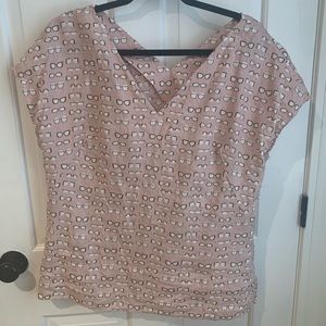 Boden Pink Linen Sunglasses Top US 14